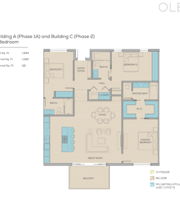OLEA 335 PENTHOUSE (3-BEDROOM)