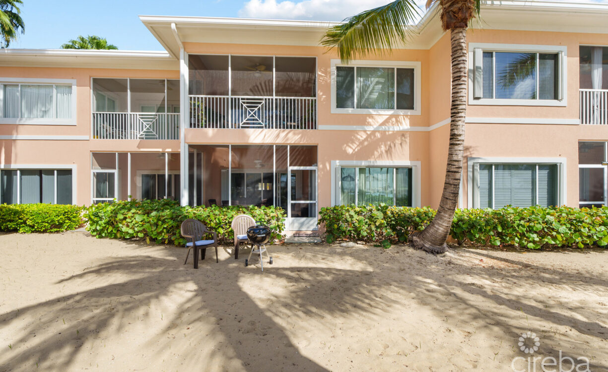 Walk right out to the beach and pool from this ground floor unit