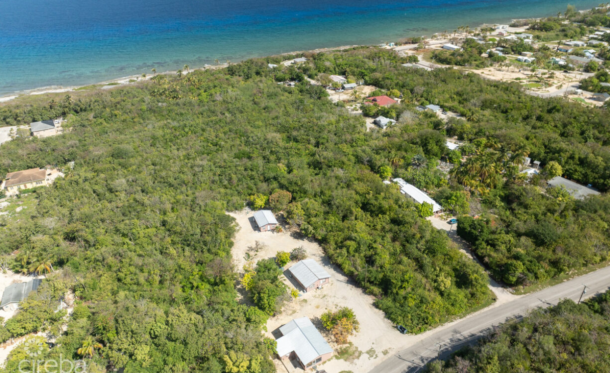 2.75 ACRES OF BEACH FRONT LAND ON THE NORTH COAST CAYMAN BRAC