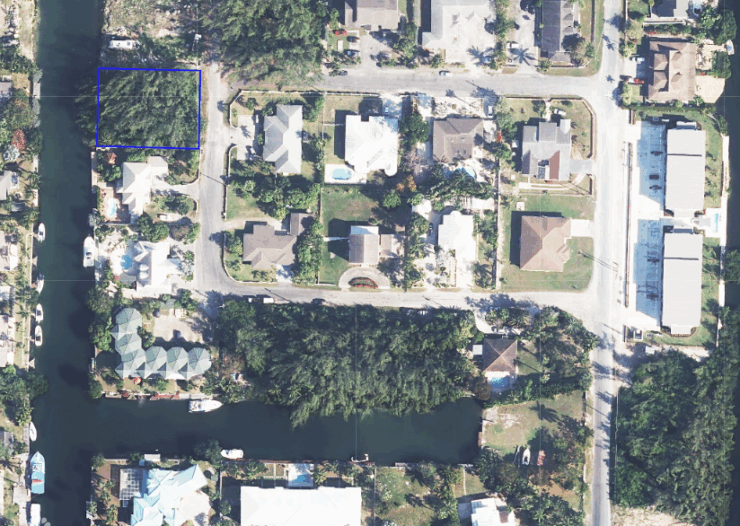 CANAL DUPLEX LOT  ( .2984 ACRE)