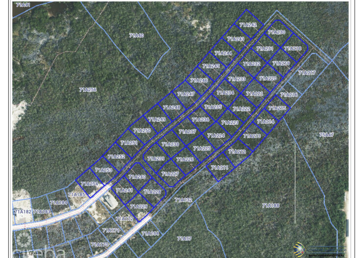 CORAL COURTS SUBDIVISION - FARM ROAD EAST END