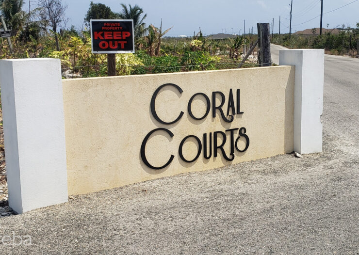 CORAL COURTS SUBDIVISION - FARM ROAD EAST END