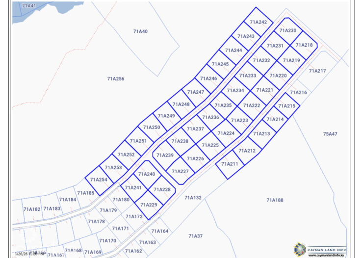 CORAL COURTS SUBDIVISION - FARM ROAD EAST END