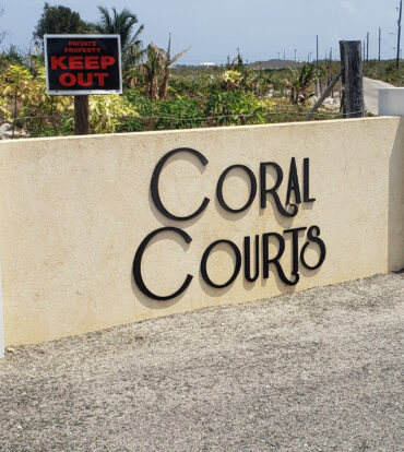 CORAL COURTS SUBDIVISION - FARM ROAD EAST END