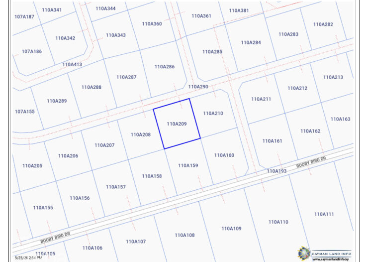 CAYMAN BRAC LOT ON BLUFF AT SELWORTHY GROVES