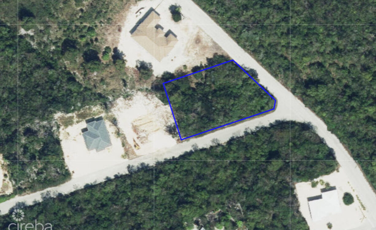CORNER LOT ON THE BLUFF - CAYMAN BRAC - .36 ACRES