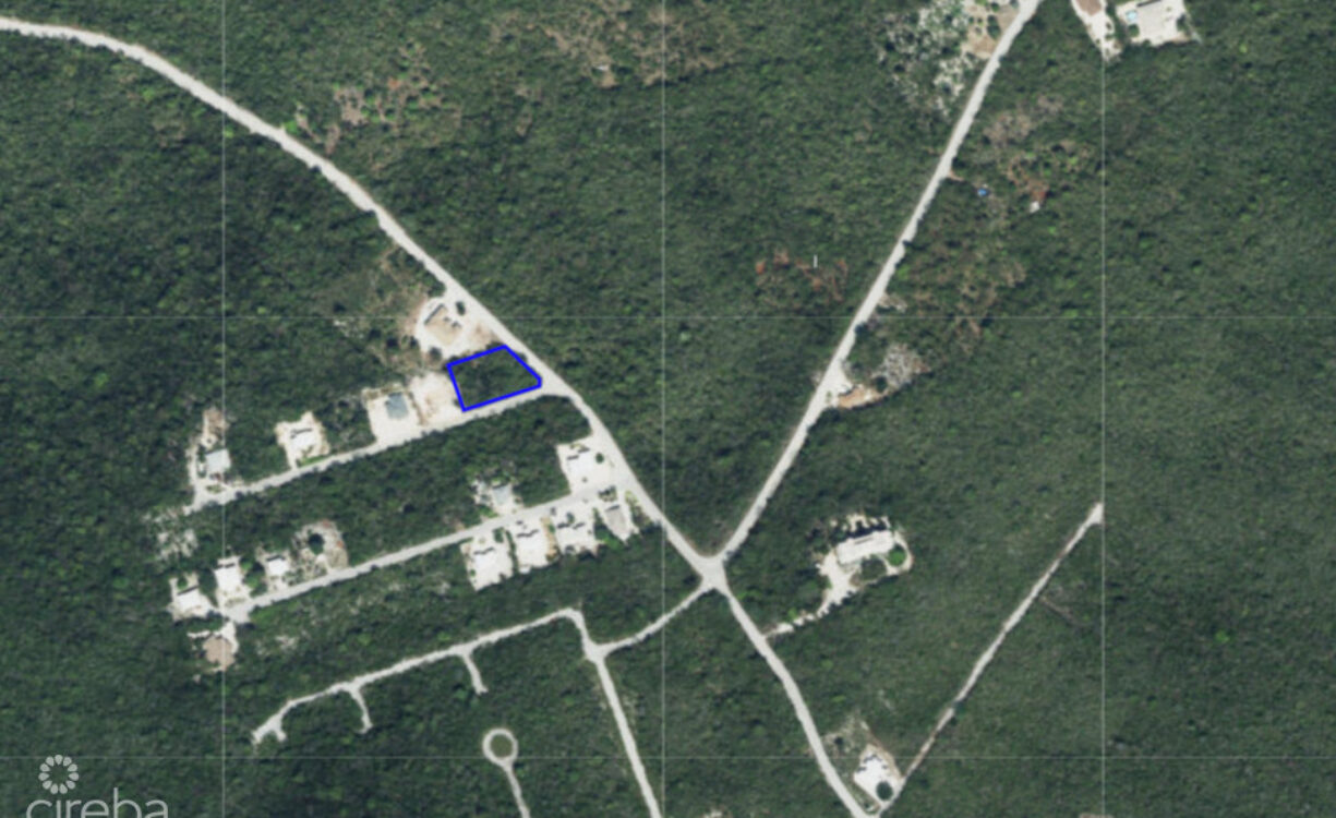 CORNER LOT ON THE BLUFF - CAYMAN BRAC - .36 ACRES